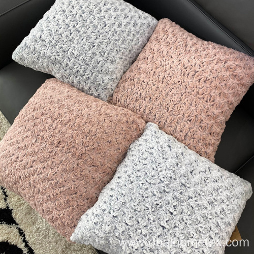 Monochromatic Soft Cushion Fur Pillow